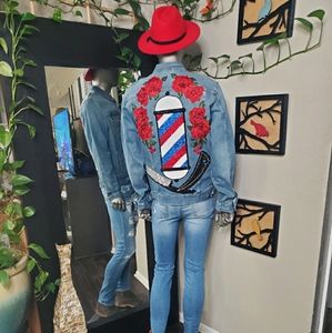 Jean jacket customized